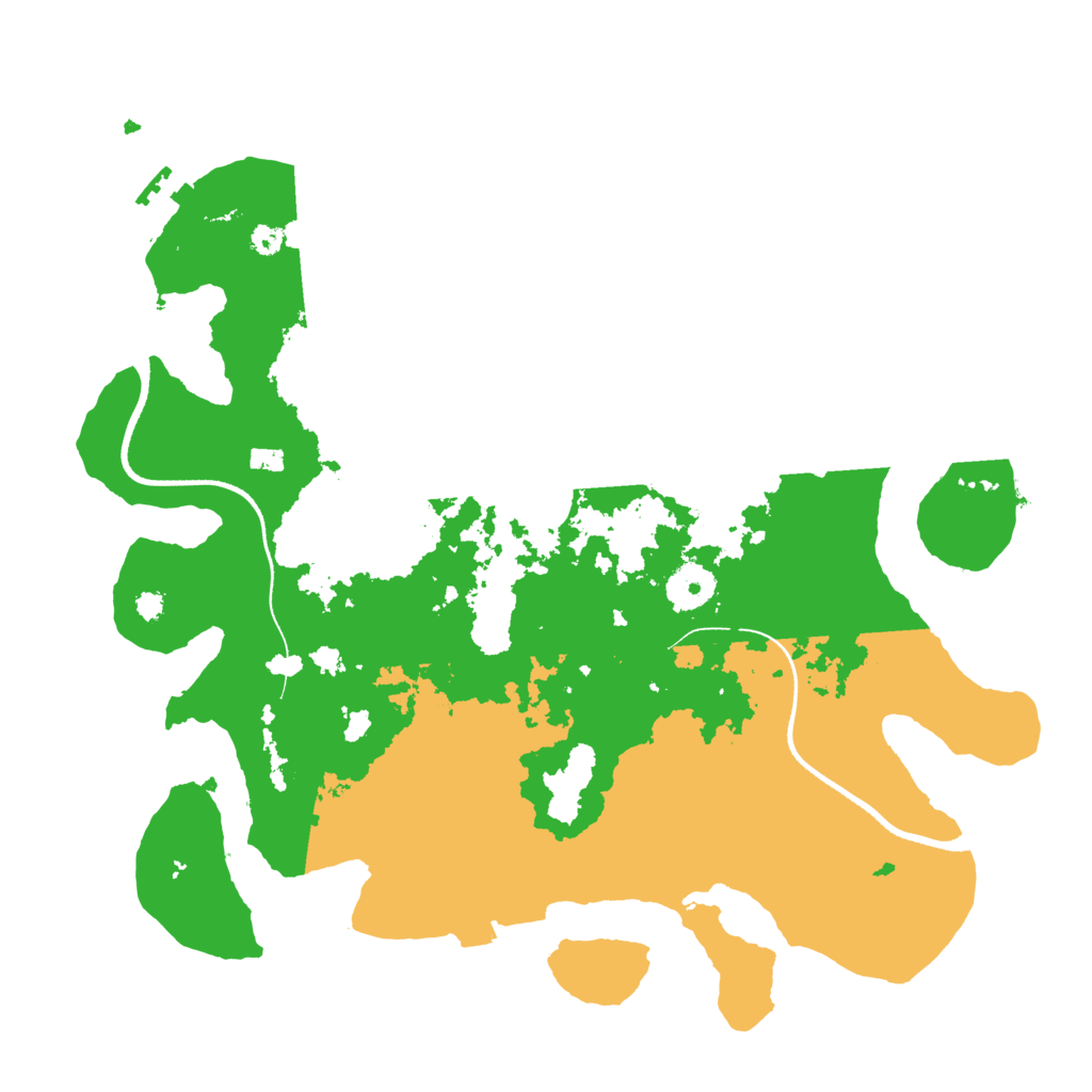 Biome Rust Map: Procedural Map, Size: 3500, Seed: 1590676332