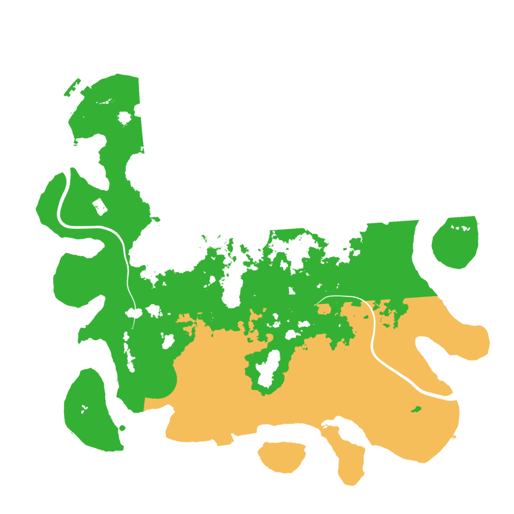 Biome Rust Map: Procedural Map, Size: 3500, Seed: 1590676332