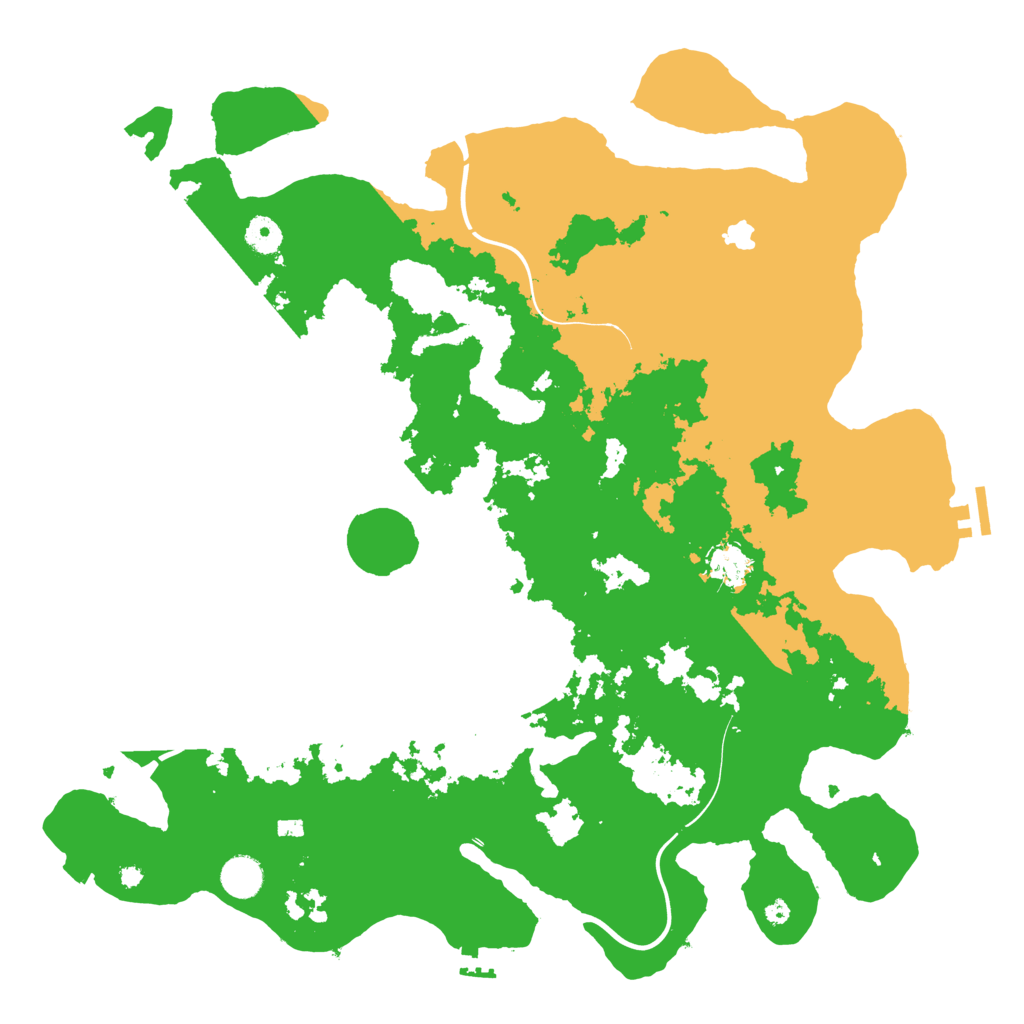 Biome Rust Map: Procedural Map, Size: 4250, Seed: 1201953329