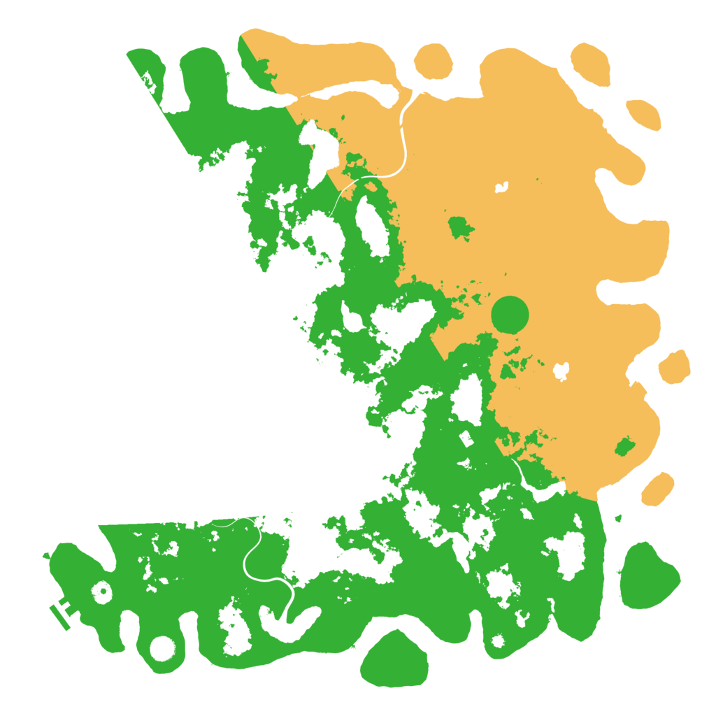 Biome Rust Map: Procedural Map, Size: 5000, Seed: 2059926279