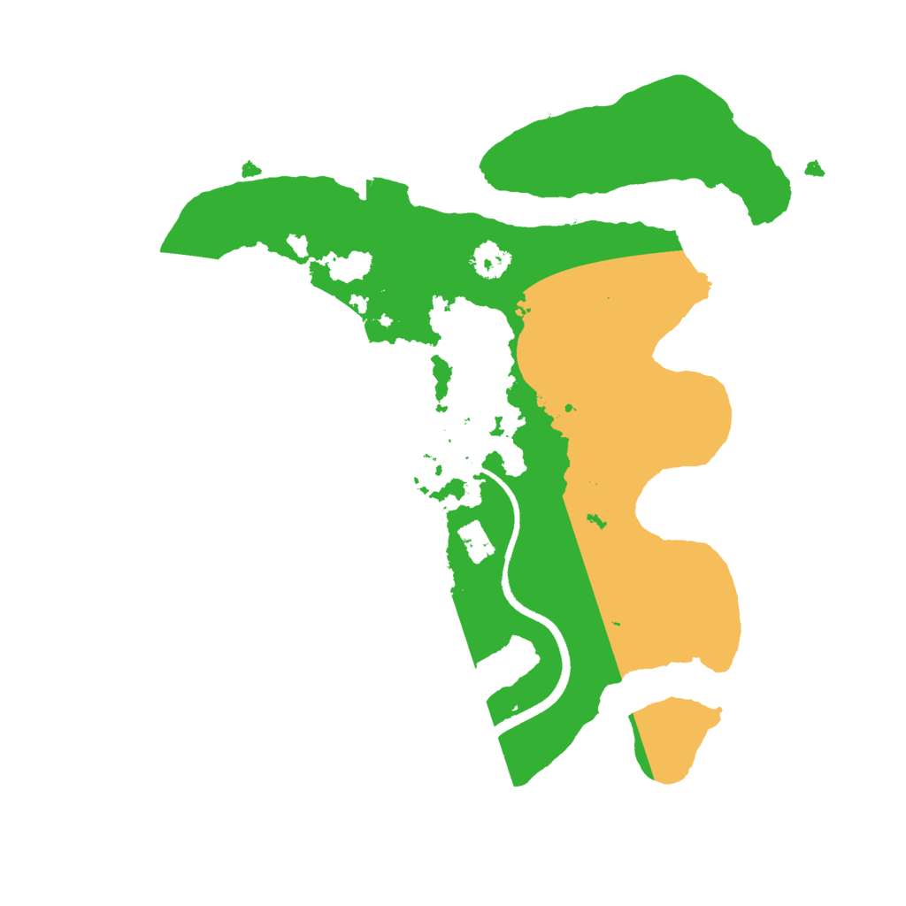 Biome Rust Map: Procedural Map, Size: 2500, Seed: 235478146