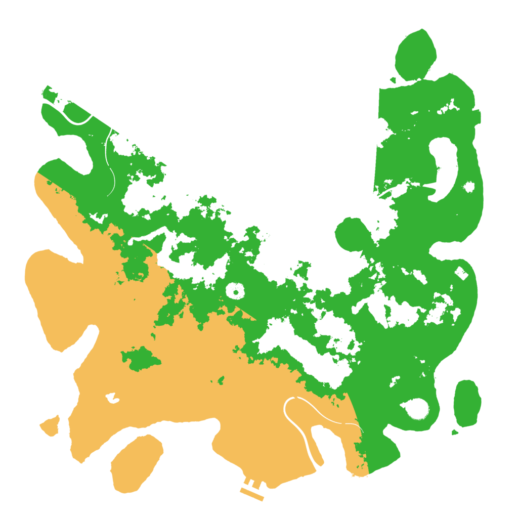 Biome Rust Map: Procedural Map, Size: 4250, Seed: 745190432