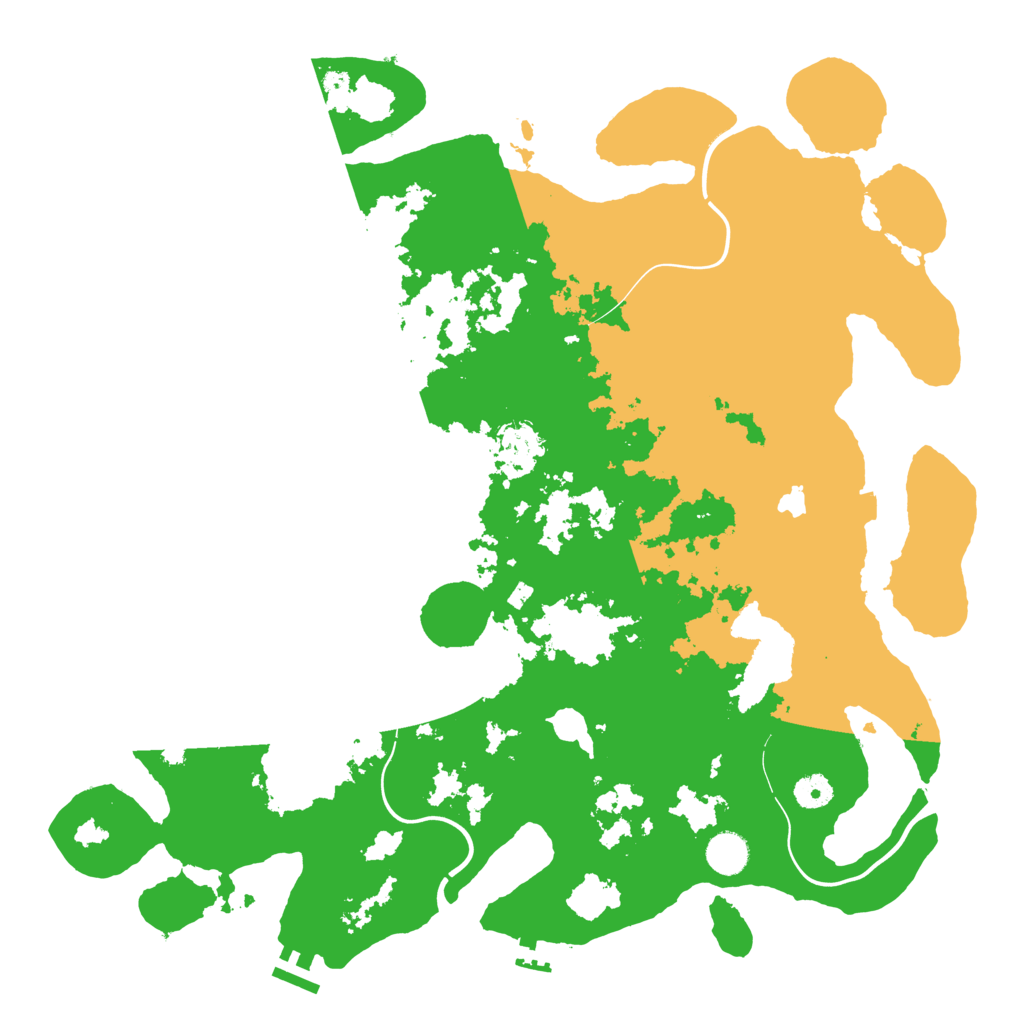 Biome Rust Map: Procedural Map, Size: 4250, Seed: 1664861167