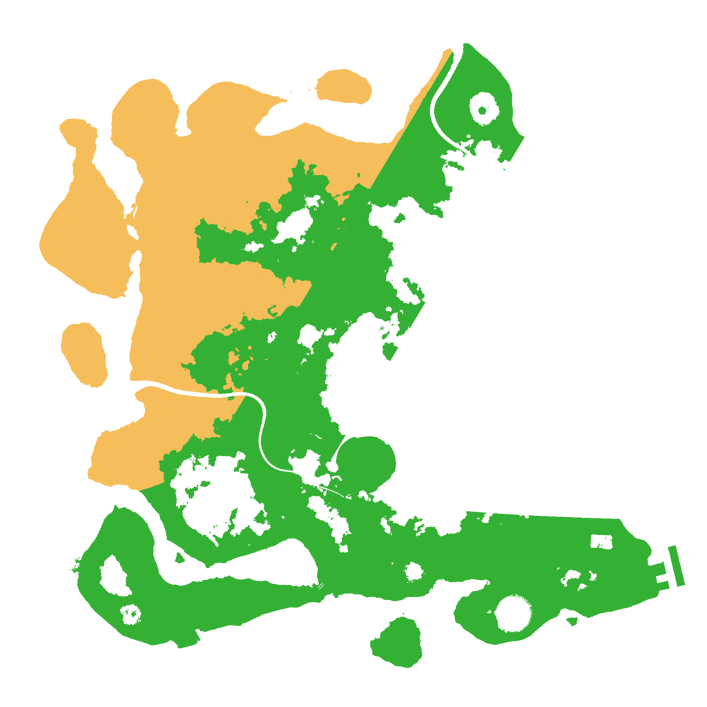 Biome Rust Map: Procedural Map, Size: 3500, Seed: 1514136944