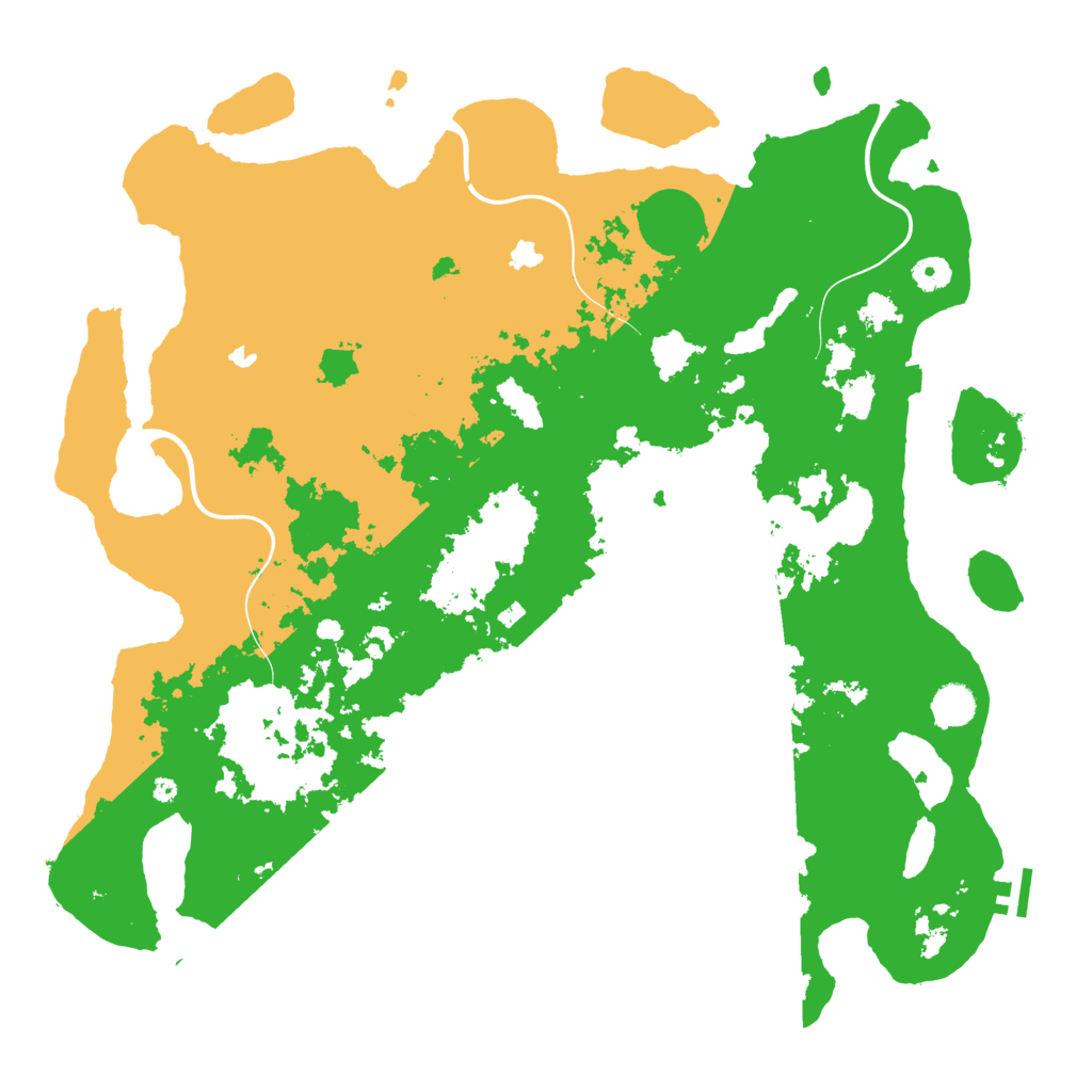 Biome Rust Map: Procedural Map, Size: 4500, Seed: 1209491874