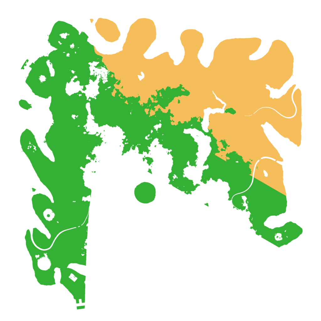 Biome Rust Map: Procedural Map, Size: 4250, Seed: 580474