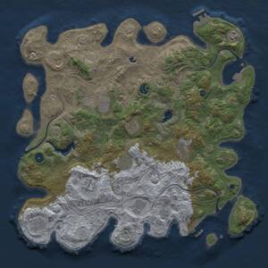 Thumbnail Rust Map: Procedural Map, Size: 4250, Seed: 1799534828, 17 Monuments