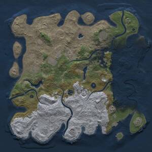 Thumbnail Rust Map: Procedural Map, Size: 4250, Seed: 1799534828, 16 Monuments