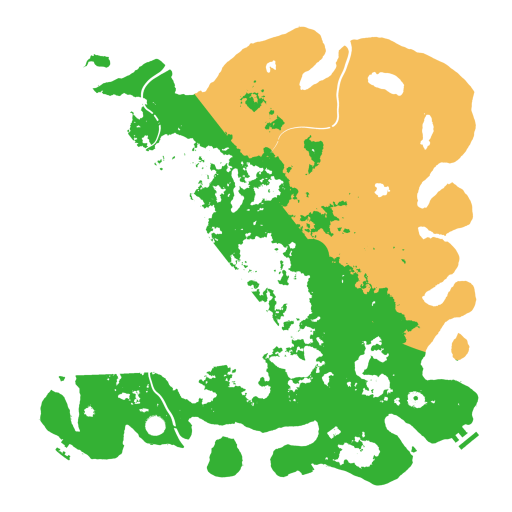 Biome Rust Map: Procedural Map, Size: 4500, Seed: 2038002419