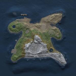 Thumbnail Rust Map: Procedural Map, Size: 2000, Seed: 582600178, 3 Monuments