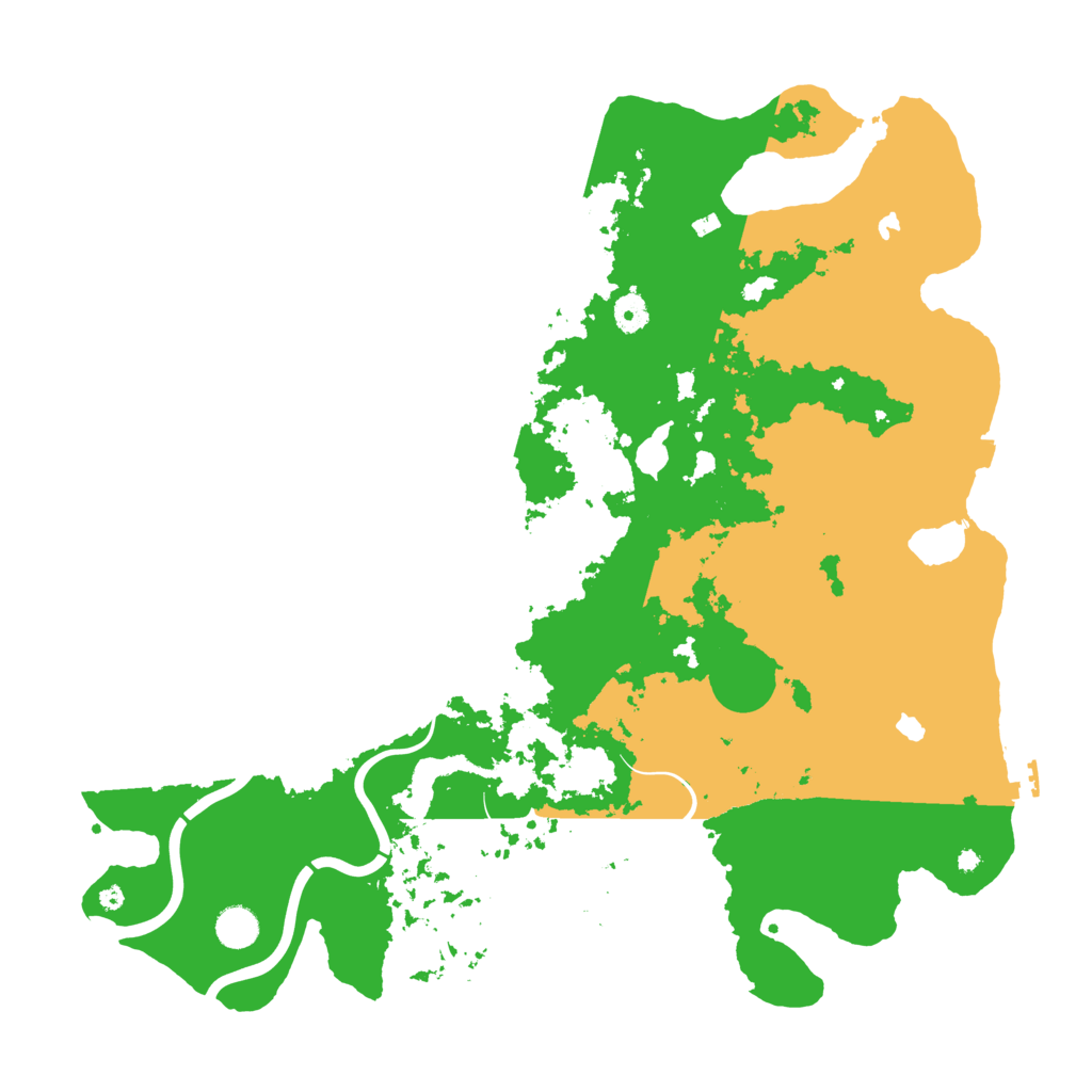 Biome Rust Map: Procedural Map, Size: 4500, Seed: 447725496