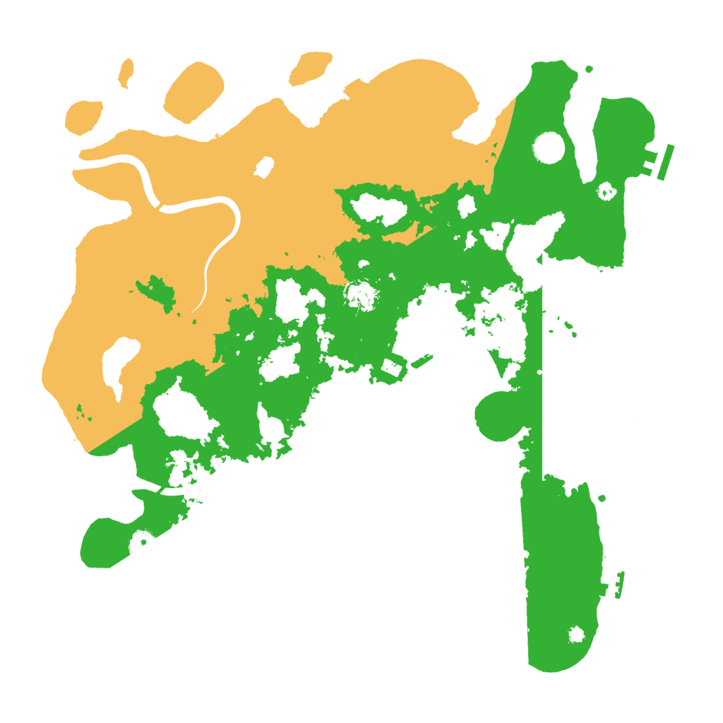 Biome Rust Map: Procedural Map, Size: 4000, Seed: 1227527857