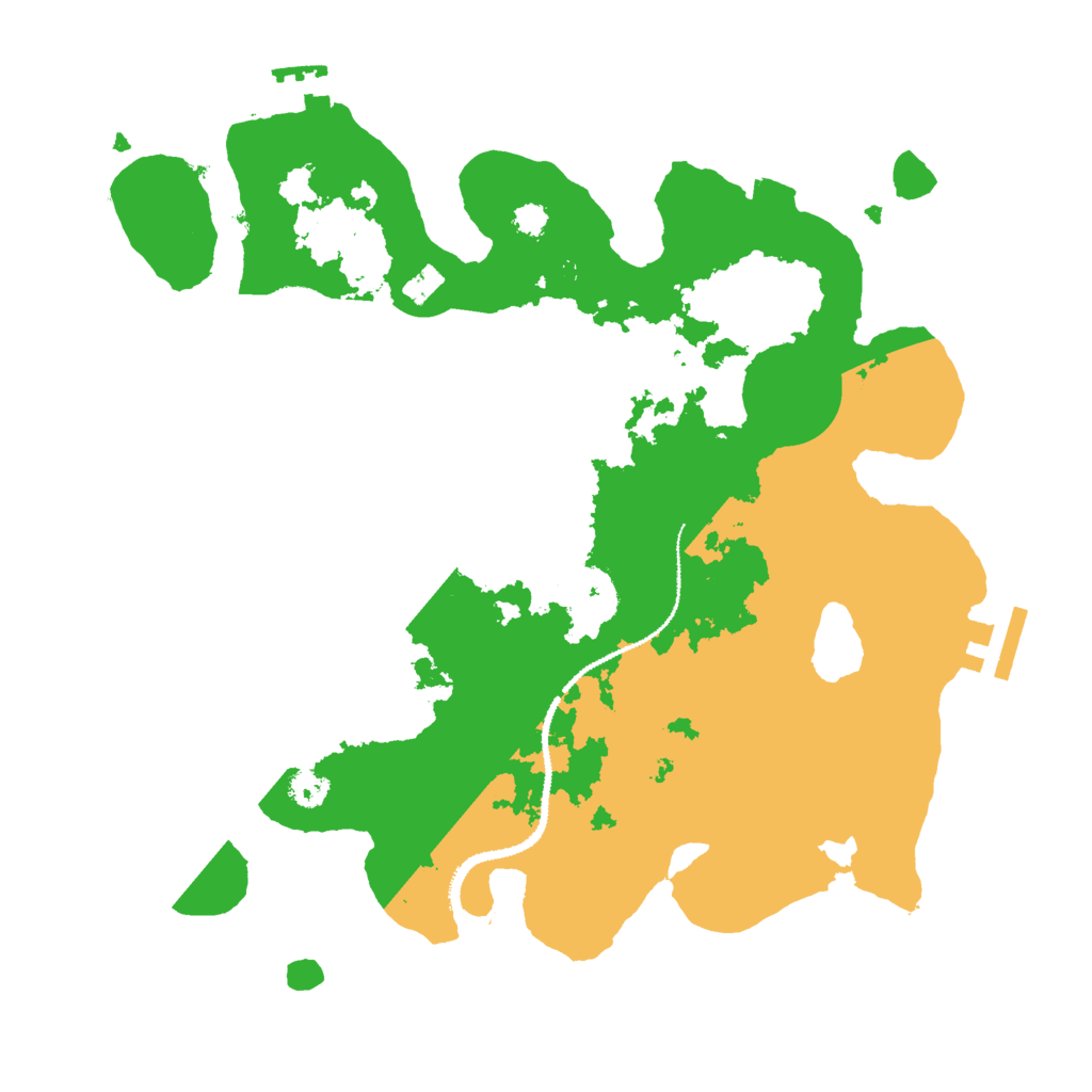 Biome Rust Map: Procedural Map, Size: 3000, Seed: 1366565888