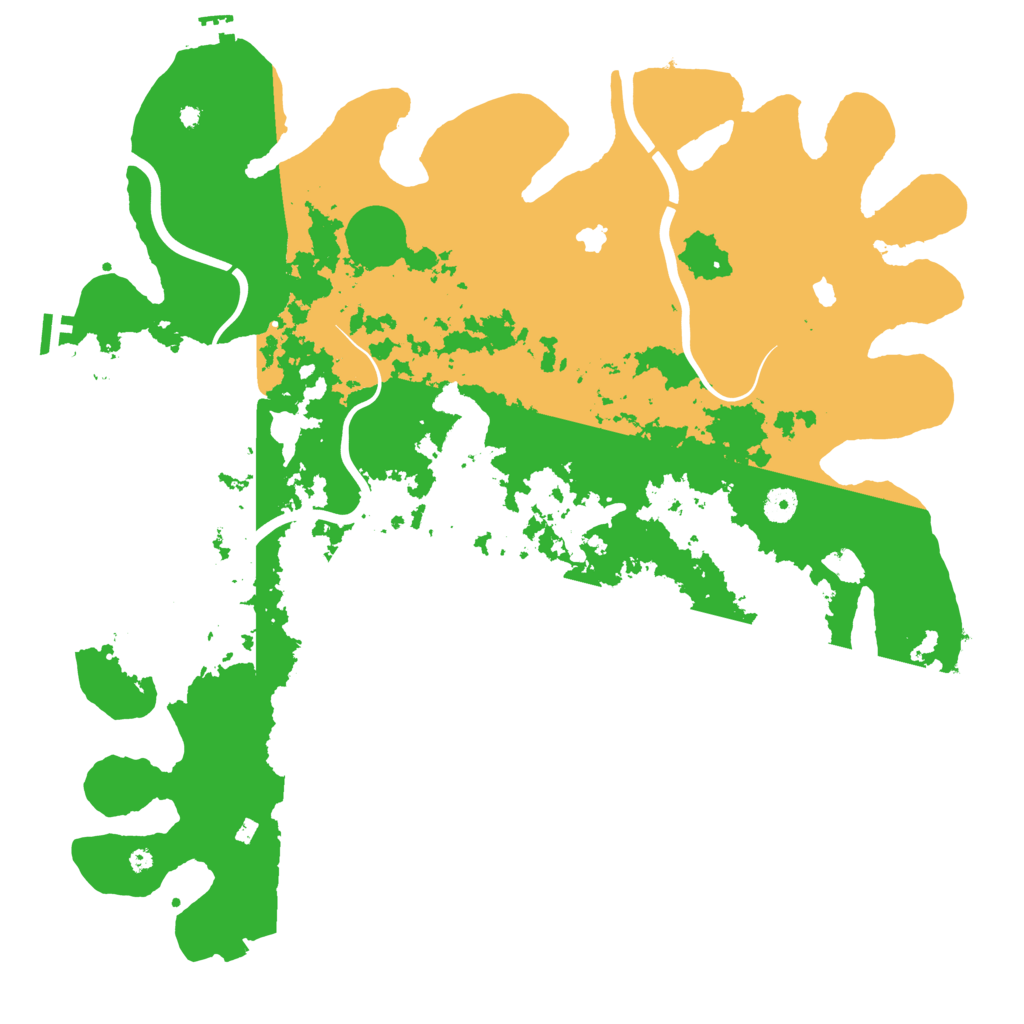 Biome Rust Map: Procedural Map, Size: 4500, Seed: 98741358