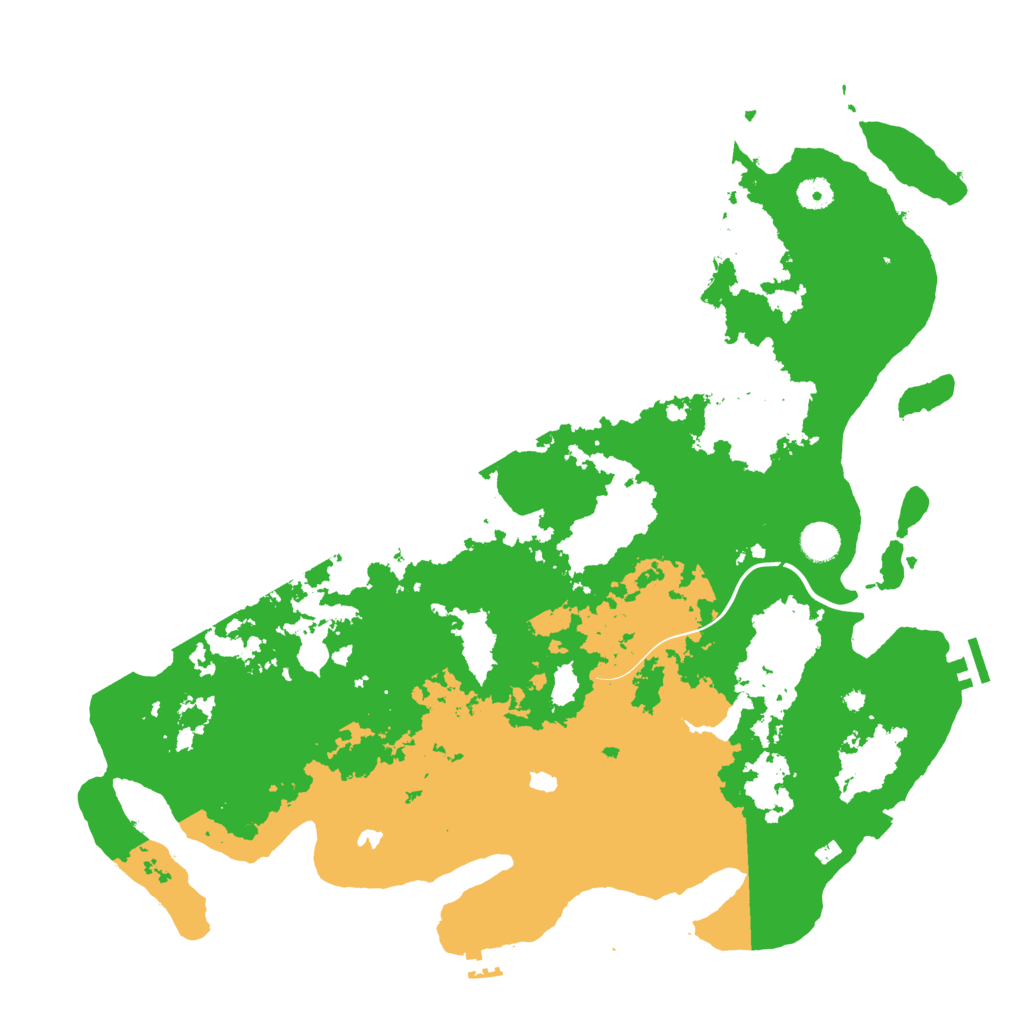 Biome Rust Map: Procedural Map, Size: 4500, Seed: 644094059