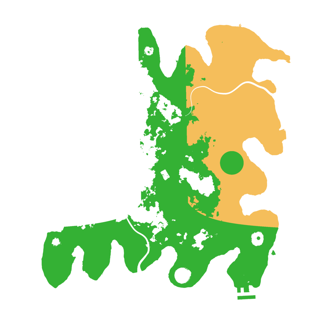 Biome Rust Map: Procedural Map, Size: 3500, Seed: 1111931