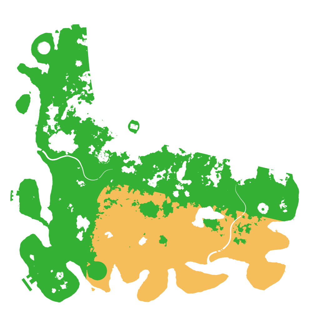 Biome Rust Map: Procedural Map, Size: 4500, Seed: 1608935566