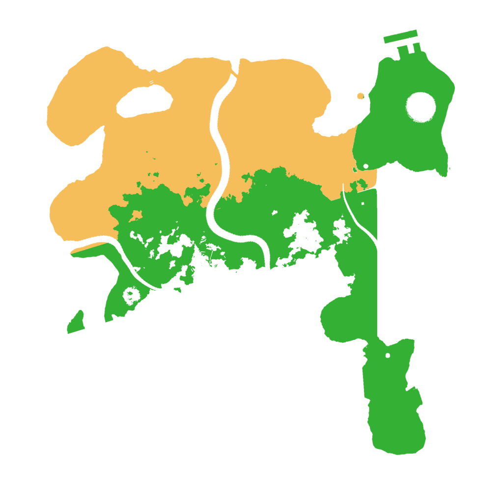 Biome Rust Map: Procedural Map, Size: 3000, Seed: 1940543285