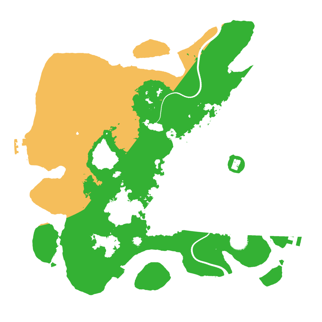 Biome Rust Map: Procedural Map, Size: 3250, Seed: 854427458