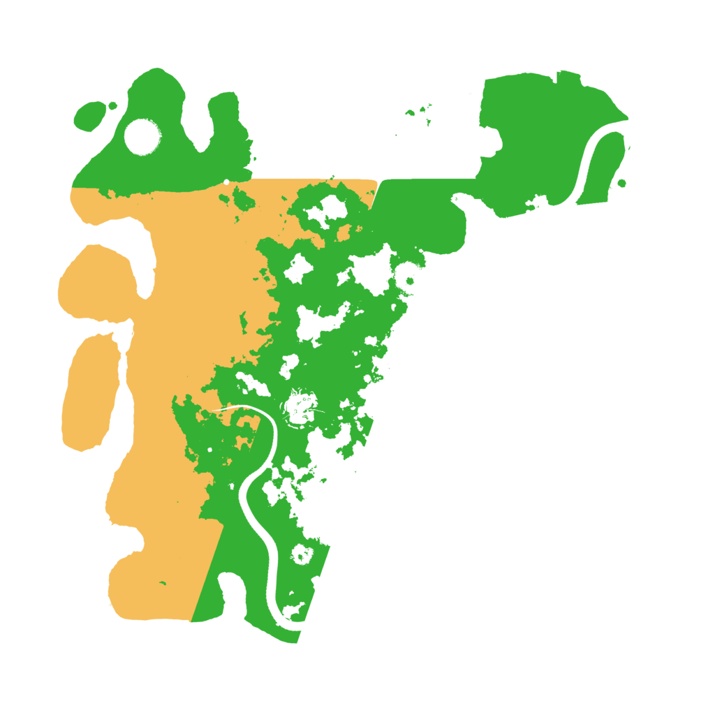 Biome Rust Map: Procedural Map, Size: 3500, Seed: 408841880