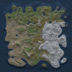 Thumbnail Rust Map: Procedural Map, Size: 4250, Seed: 1474724414, 16 Monuments