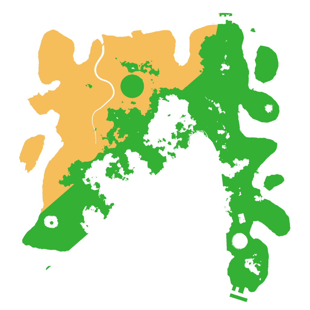 Biome Rust Map: Procedural Map, Size: 3500, Seed: 2113658425