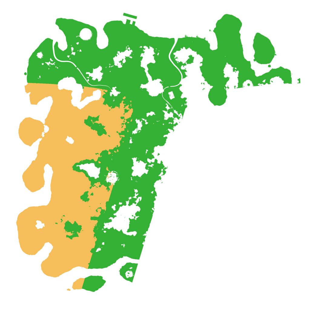Biome Rust Map: Procedural Map, Size: 4500, Seed: 587739867