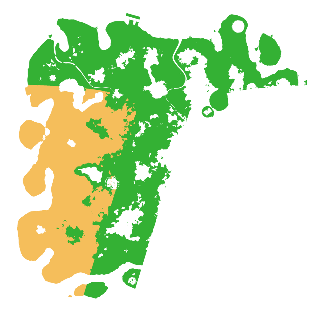 Biome Rust Map: Procedural Map, Size: 4500, Seed: 587739867