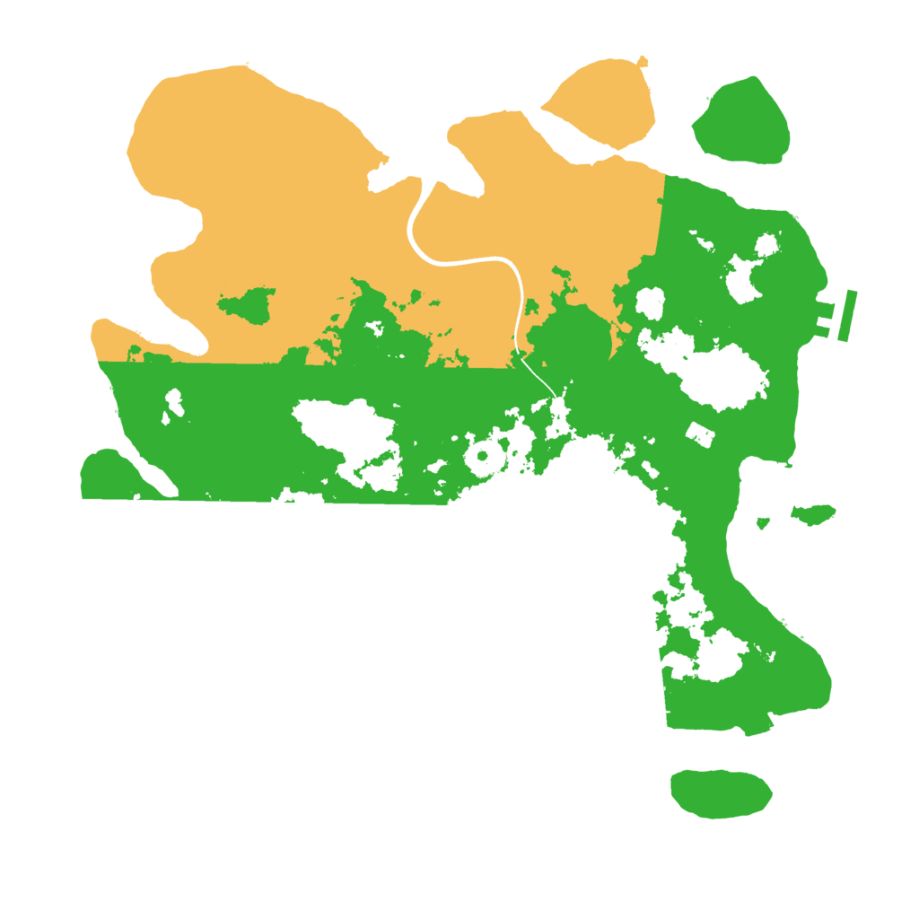 Biome Rust Map: Procedural Map, Size: 3600, Seed: 112124