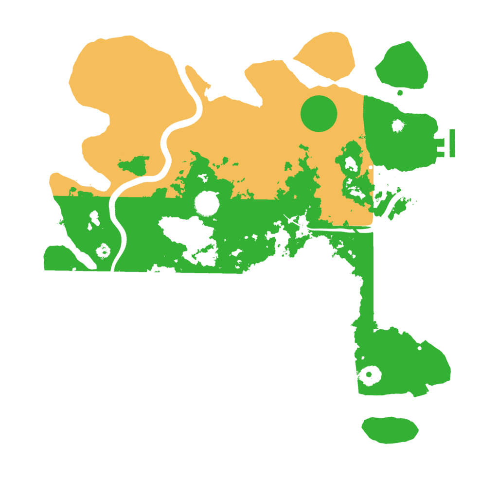 Biome Rust Map: Procedural Map, Size: 3600, Seed: 112124
