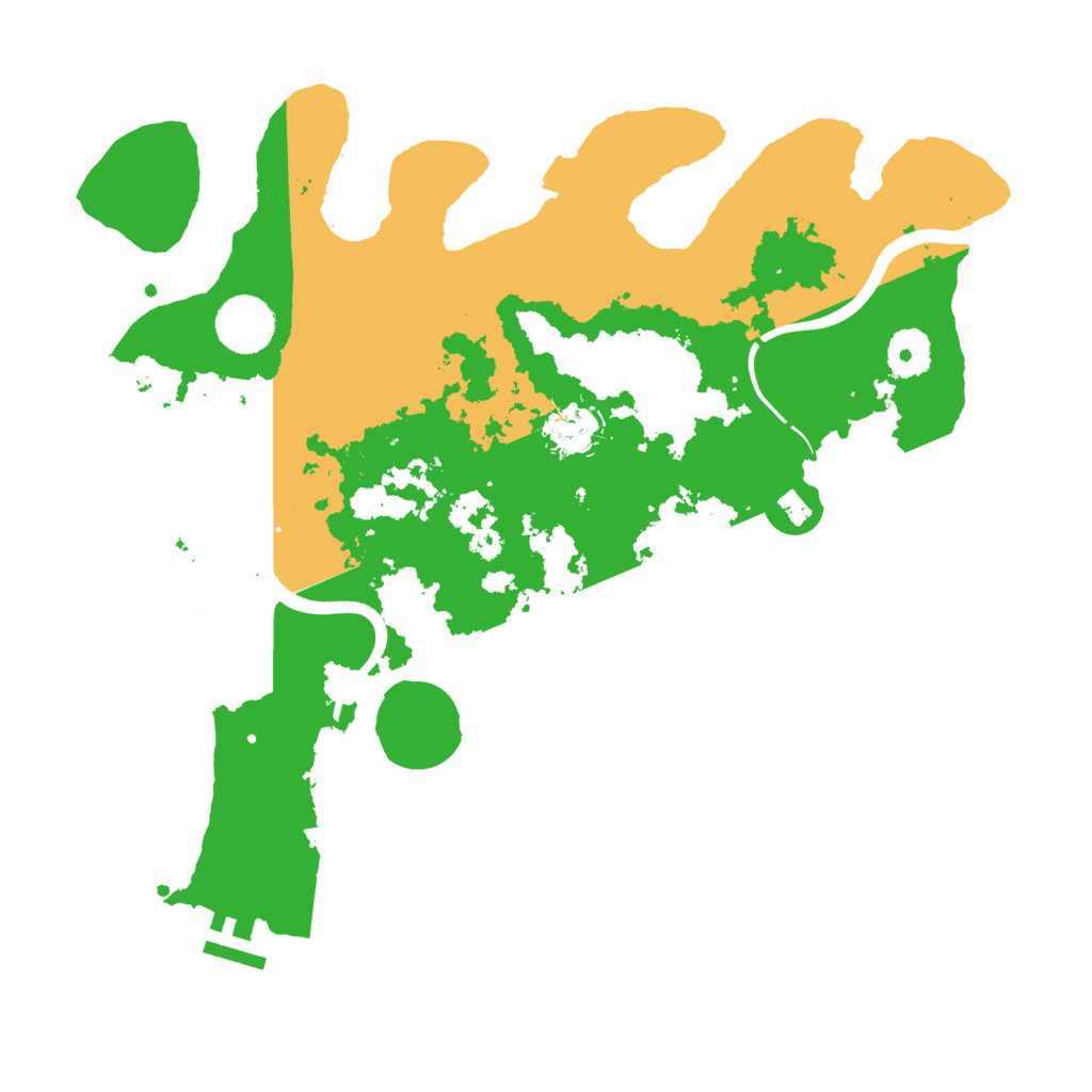 Biome Rust Map: Procedural Map, Size: 3500, Seed: 1908534703