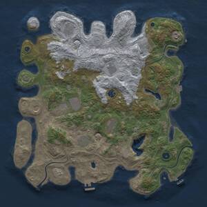 Thumbnail Rust Map: Procedural Map, Size: 4250, Seed: 918429627, 17 Monuments