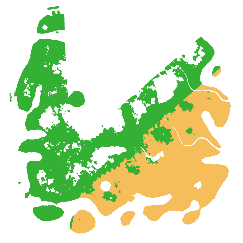 Biome Rust Map: Procedural Map, Size: 4250, Seed: 984632623
