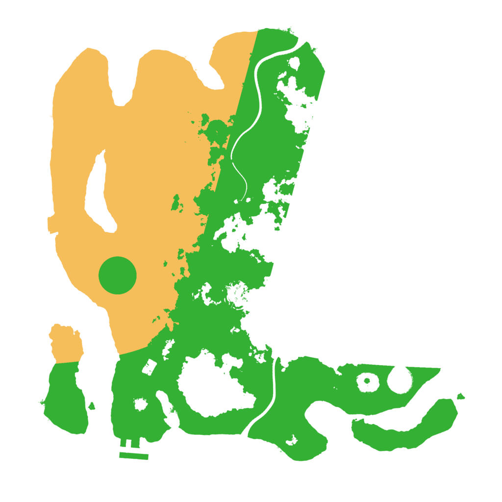 Biome Rust Map: Procedural Map, Size: 3500, Seed: 857271027