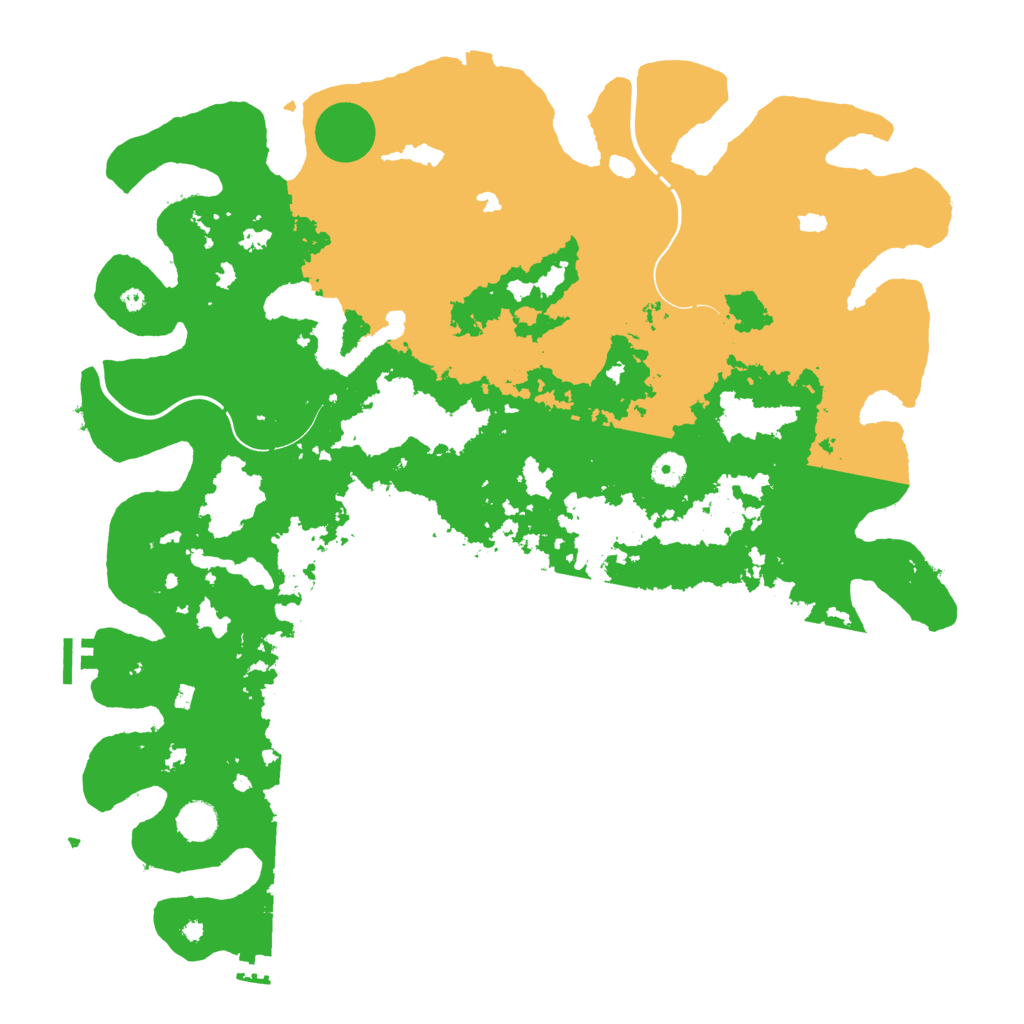 Biome Rust Map: Procedural Map, Size: 4500, Seed: 29482121