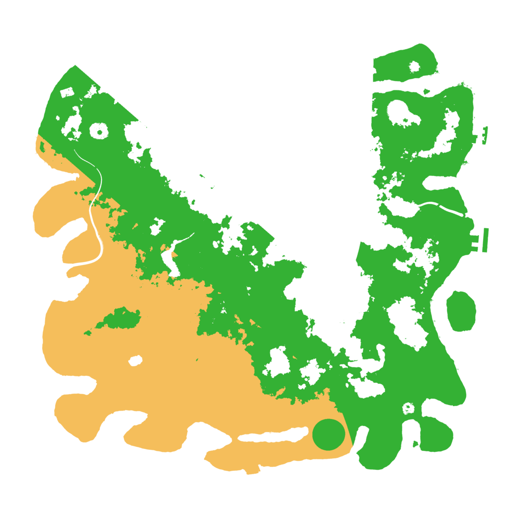 Biome Rust Map: Procedural Map, Size: 4250, Seed: 85389128