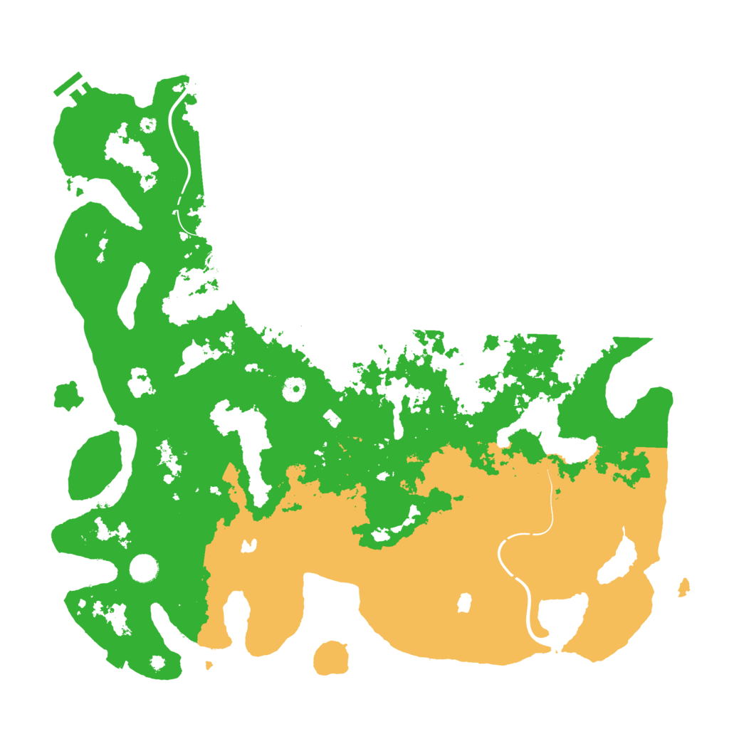 Biome Rust Map: Procedural Map, Size: 4501, Seed: 160052313