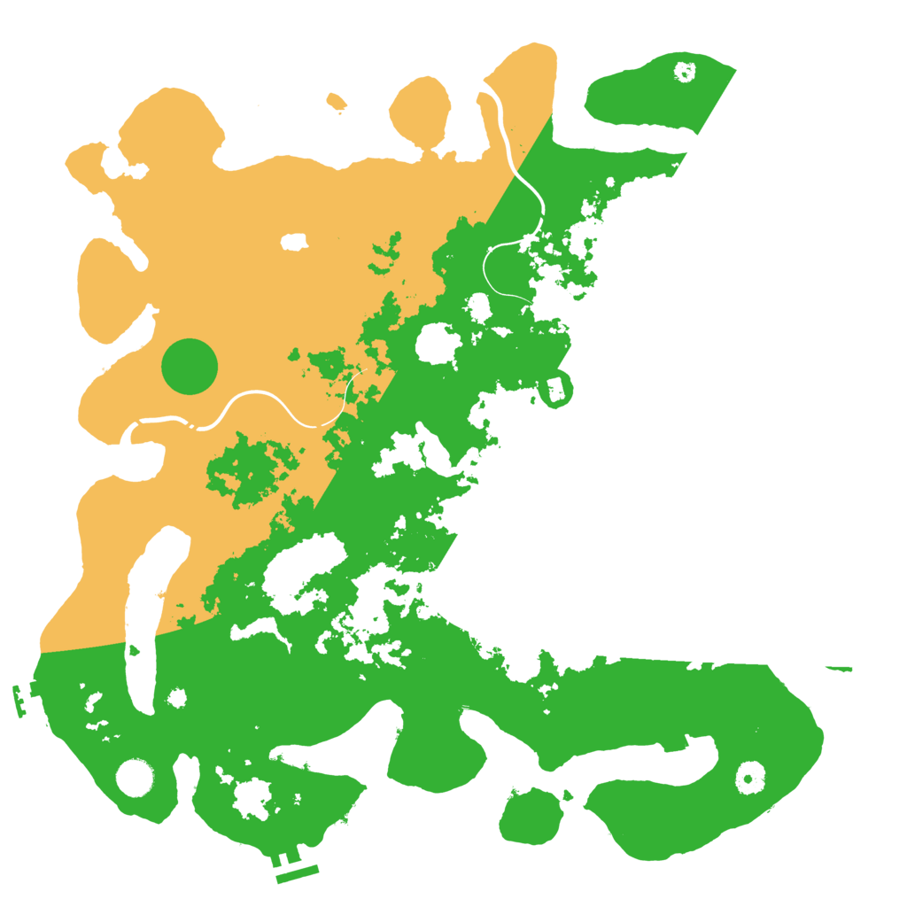 Biome Rust Map: Procedural Map, Size: 4250, Seed: 732214