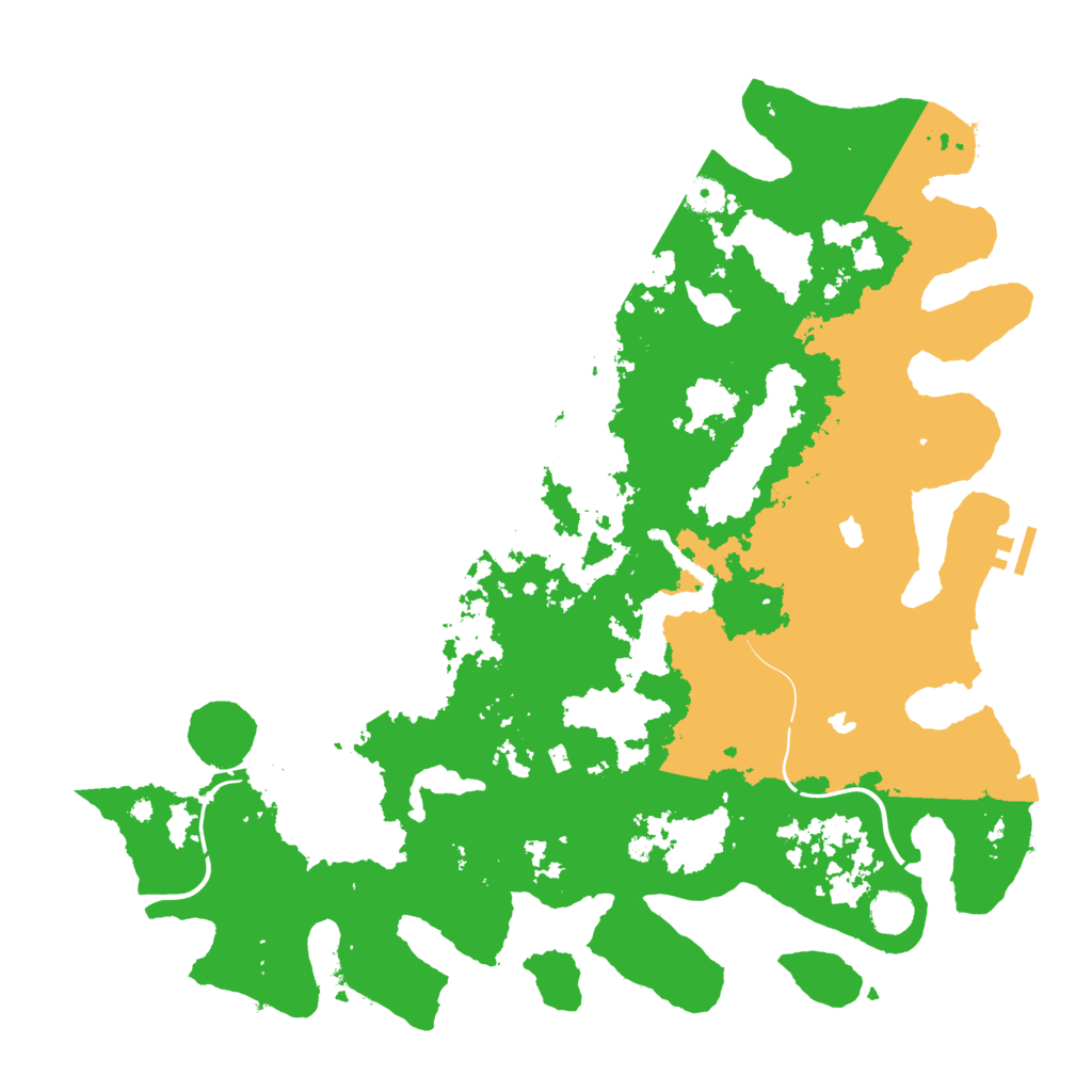 Biome Rust Map: Procedural Map, Size: 4500, Seed: 829297423