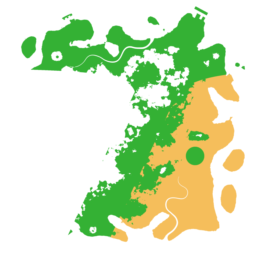 Biome Rust Map: Procedural Map, Size: 3750, Seed: 2020791262