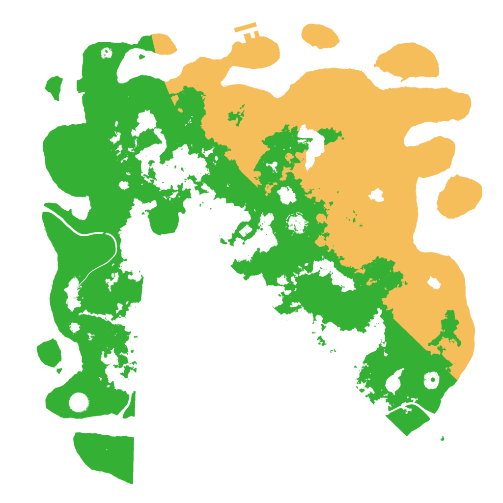 Biome Rust Map: Procedural Map, Size: 4500, Seed: 795885283