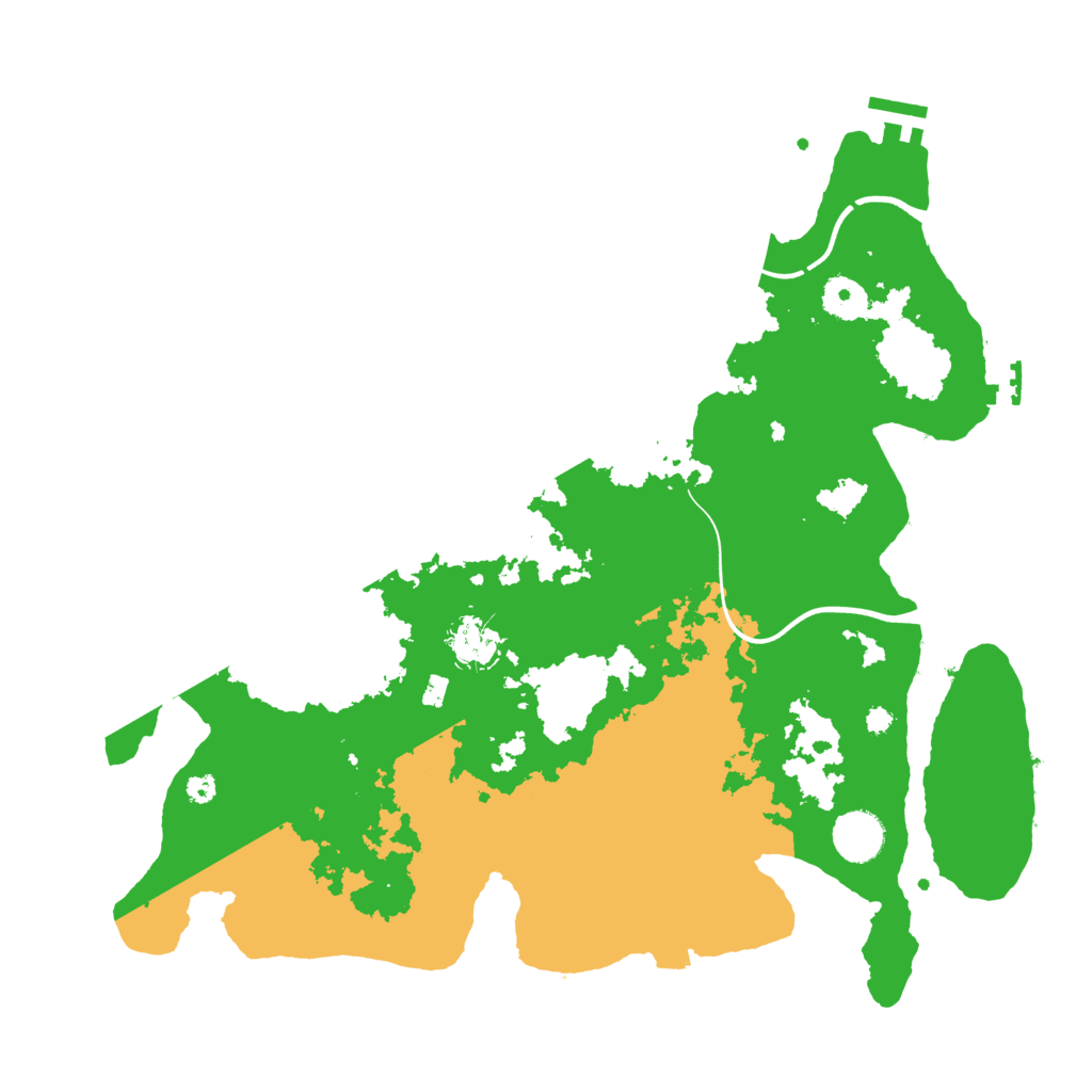 Biome Rust Map: Procedural Map, Size: 3750, Seed: 3701865
