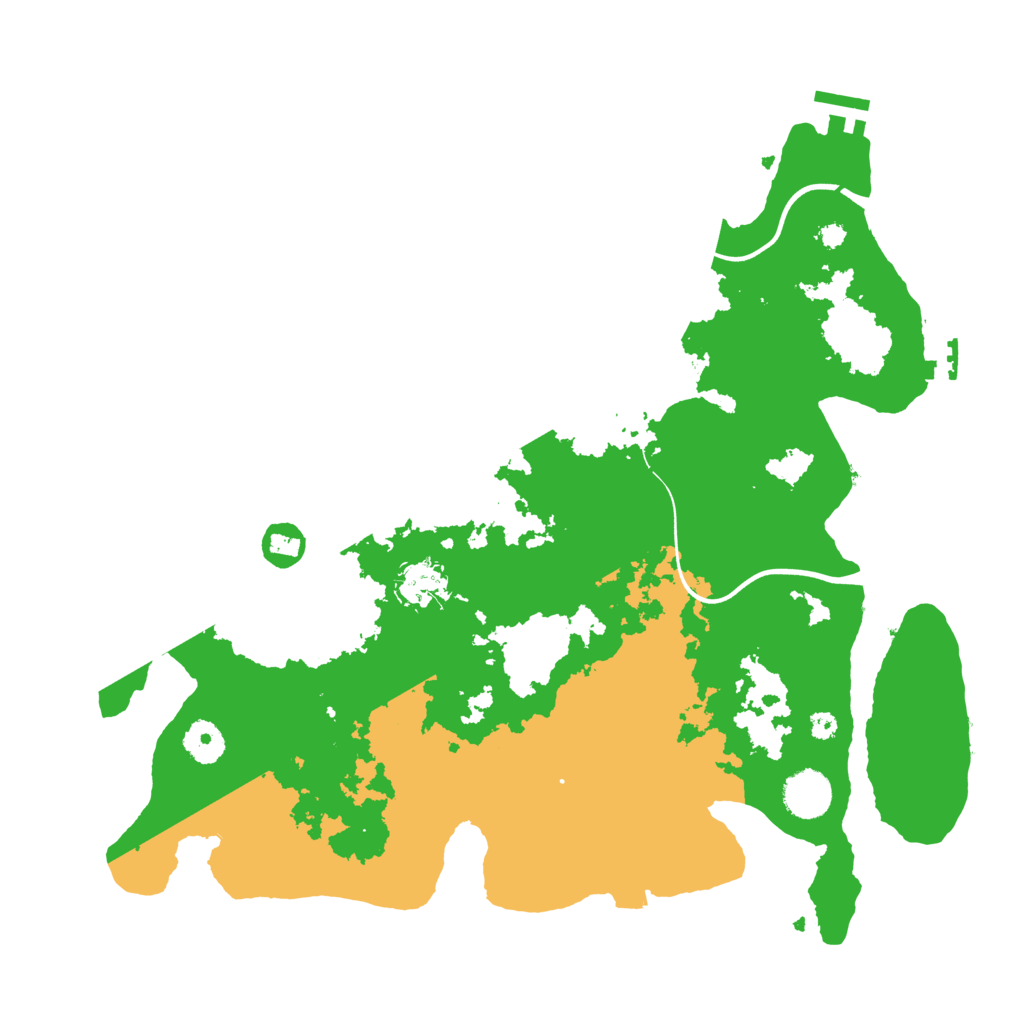 Biome Rust Map: Procedural Map, Size: 3750, Seed: 3701865