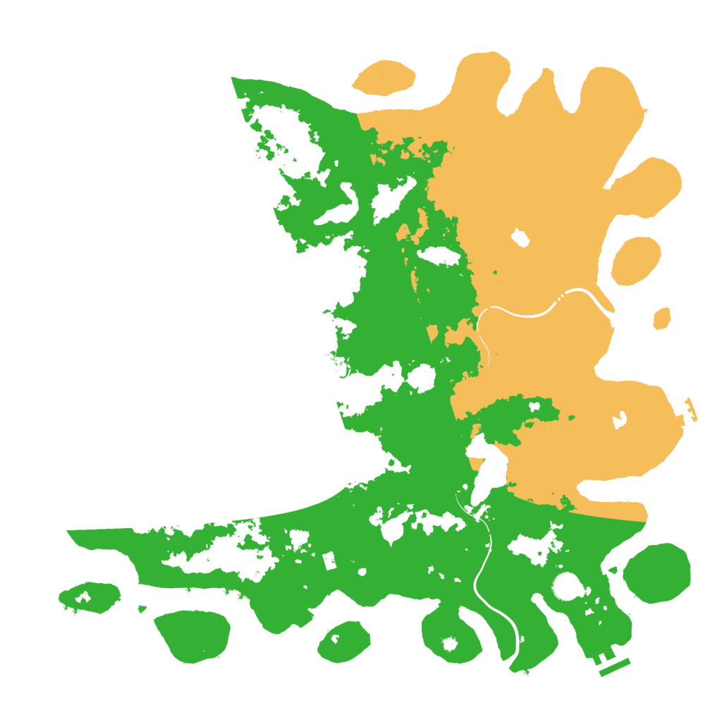 Biome Rust Map: Procedural Map, Size: 4500, Seed: 762037167