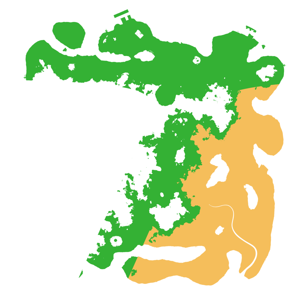 Biome Rust Map: Procedural Map, Size: 4000, Seed: 381903145