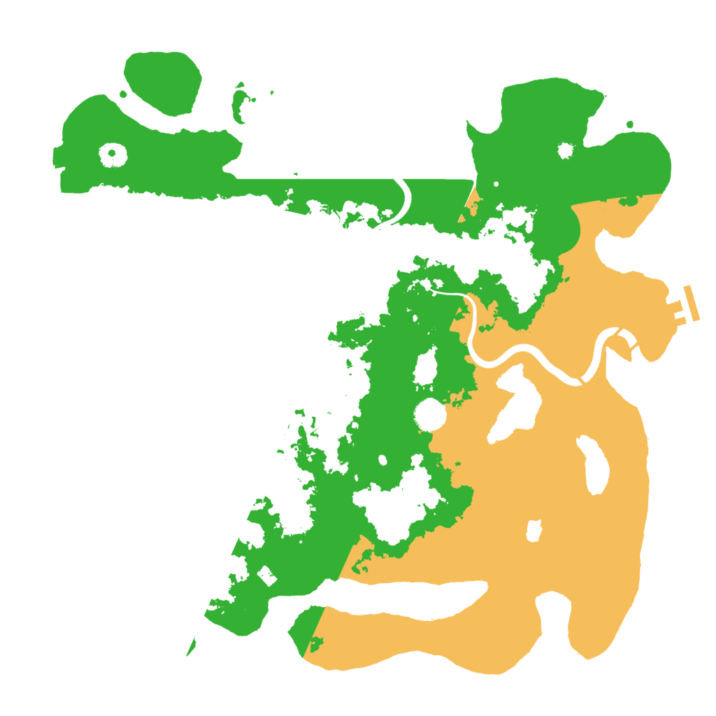 Biome Rust Map: Procedural Map, Size: 4000, Seed: 381903145