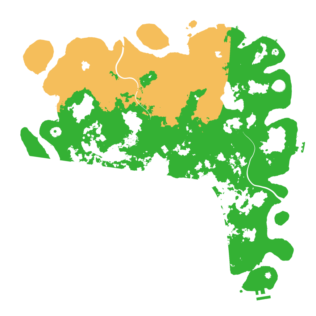 Biome Rust Map: Procedural Map, Size: 4500, Seed: 36547457