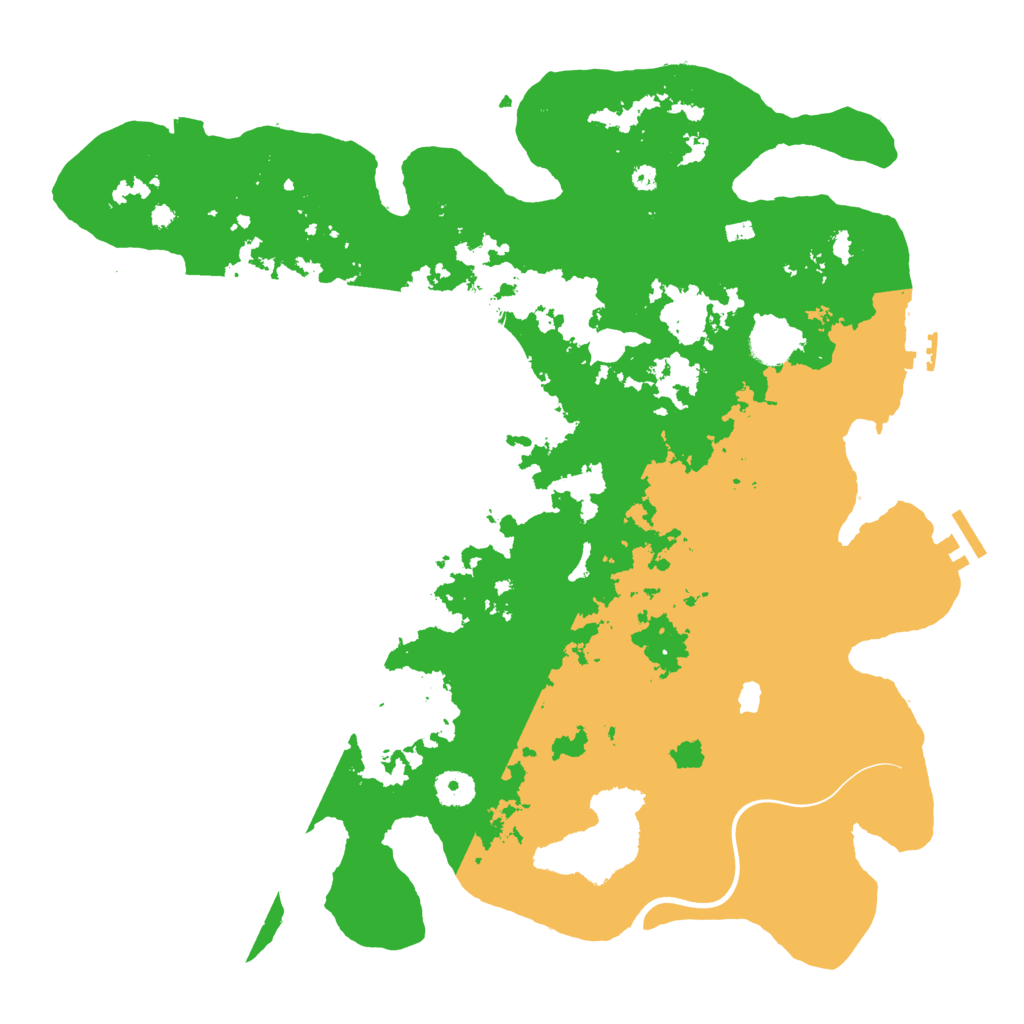 Biome Rust Map: Procedural Map, Size: 4000, Seed: 1466999127