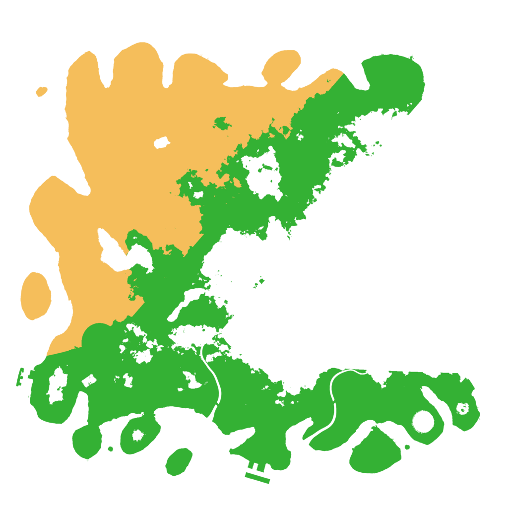 Biome Rust Map: Procedural Map, Size: 4096, Seed: 2675