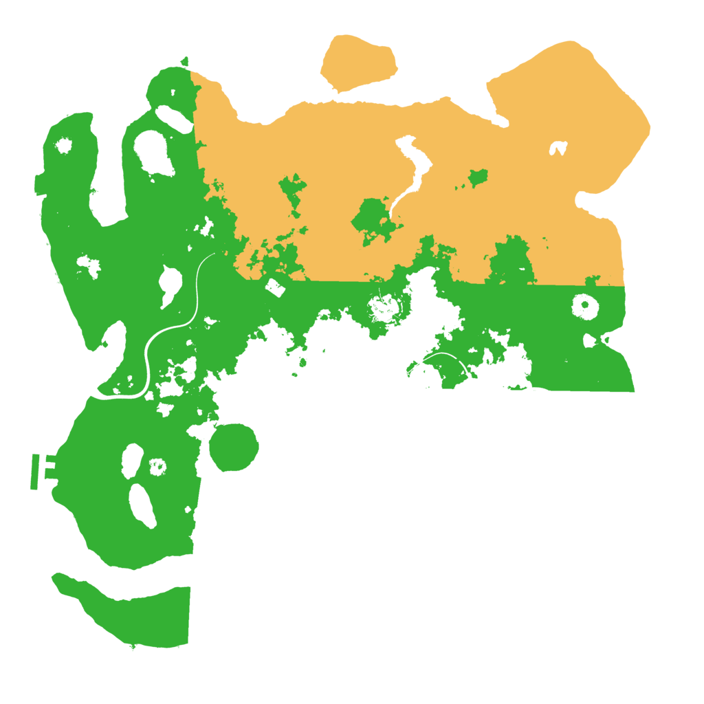 Biome Rust Map: Procedural Map, Size: 4000, Seed: 1208639432